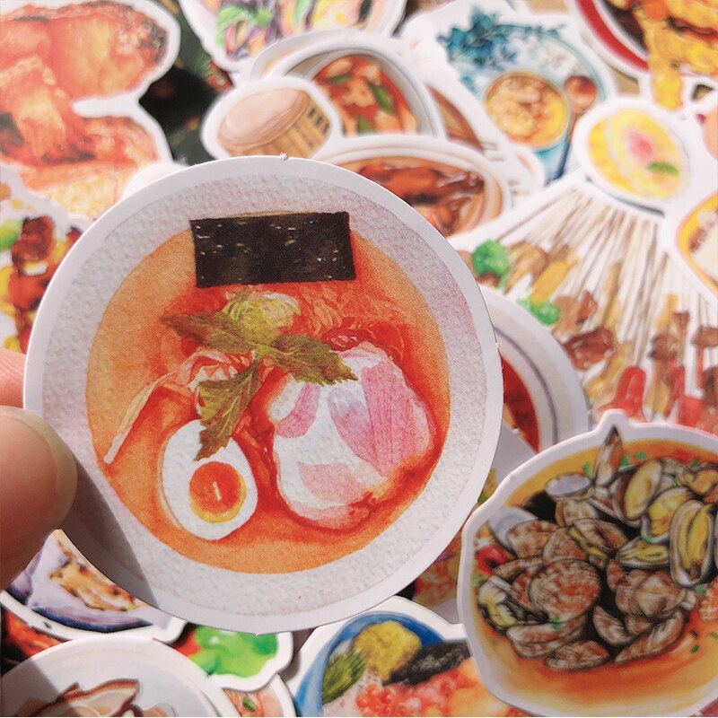 160PCS/set Food Recipe Sticker DIY Scrapbooking journal Mobile Computer Sealing Diary Decoration Sticker