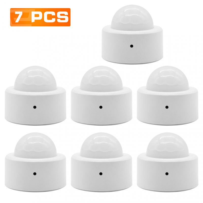 Tuya Zigbee 3.0 Smart Human Body Sensor Mini PIR Motion Sensor Wireless Body Movement APP Push APP Smart Life Gateway Required: 7pcs