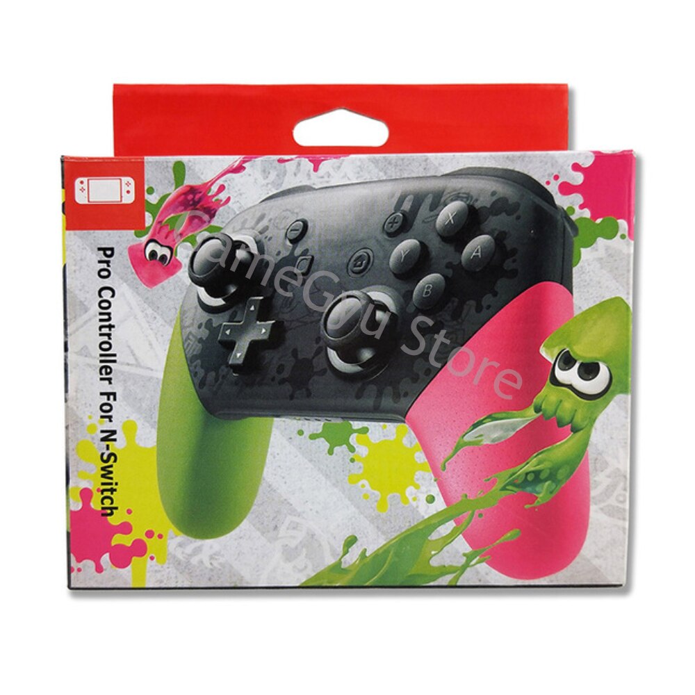 IINE Controller Per Nintend Interruttore Pro Controller Wireless Controller di Gioco Joystick Gamepad NS Pro Interruttore Accessori: GreenPink