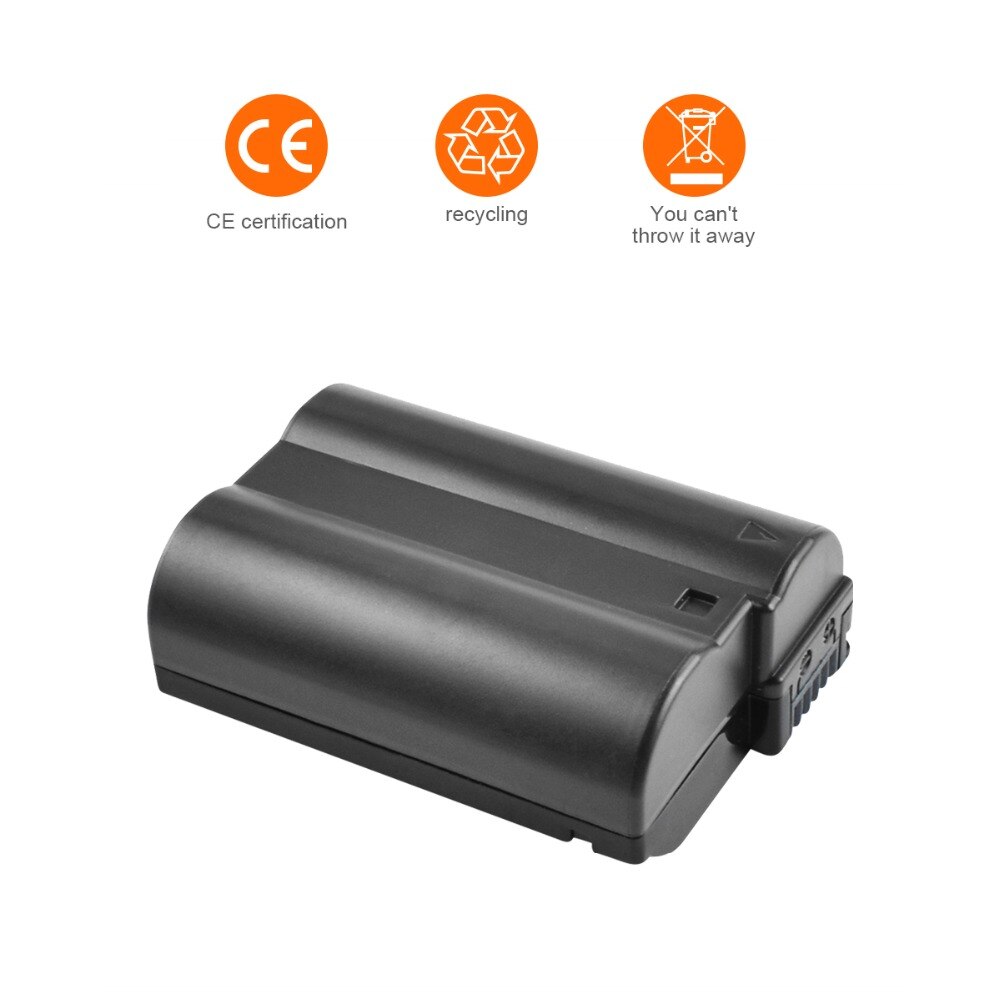 EN-EL15 EN-EL15a batería para Nikon D7000 D7100 D7200... D850 D750 Nikon D7500 batería D810 D500 D800 D610 D600 EN-EL15b batería L5
