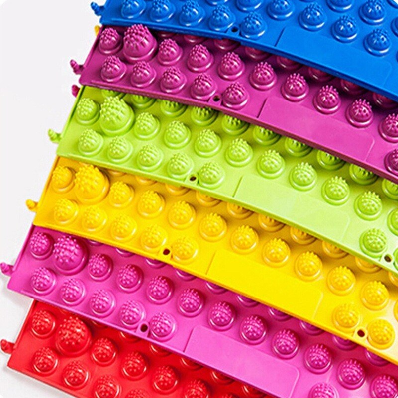 Kids Fitness Toys Sensory Integration Toys Acupressure Therapy Foot Reflexology Play Floor Mat Walking Massage