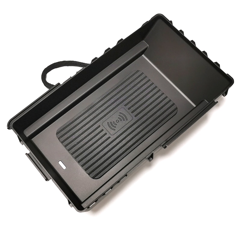 Cargador inalámbrico QI para coche para Skoda Kodiak Kodiaq 10w, funda de carga, accesorios de cargador de teléfono inalámbrico para iPhone 8