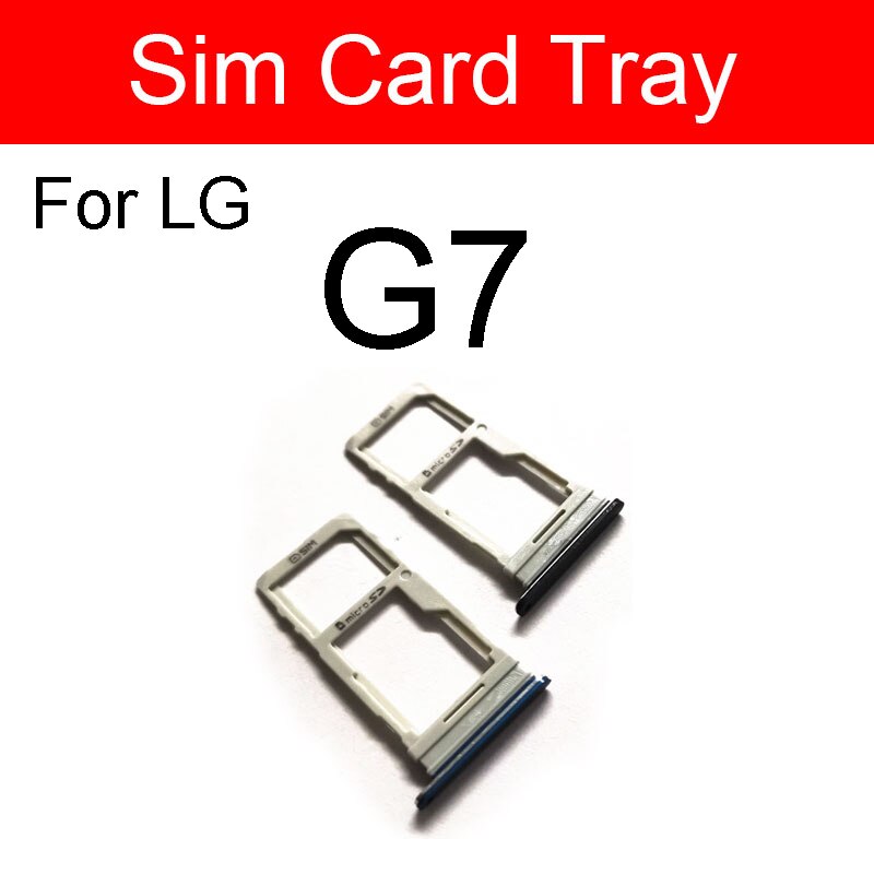 Sd memory sim-kort bakkeholder til lg  g2 g5 g6 g7 g8 g8x sim-kortlæser slot socket adapter reservedele tilbehør