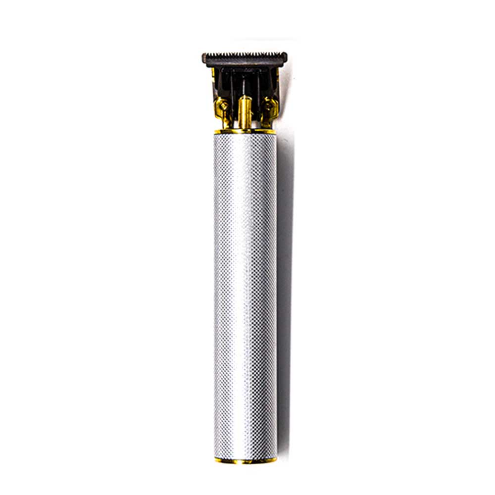 Elektrische Clipper Maquina Cortar Cabello Haar Maaier Trimmer Baard Scheerapparaat Kapsel Machine Voor Mannen Kapsel Professionele Cutter: Silver-1