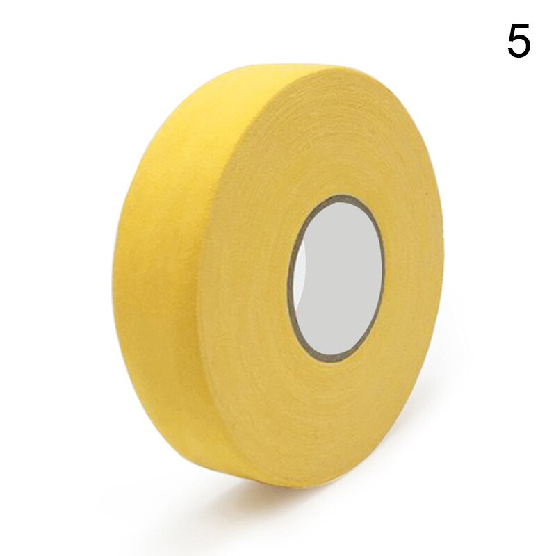 2.5mm x 25m nastri colorati antiscivolo per bastoncini da Hockey il panno multiuso in cotone di sicurezza sportiva migliora il nastro da Golf per badminton sul campo di ghiaccio: D