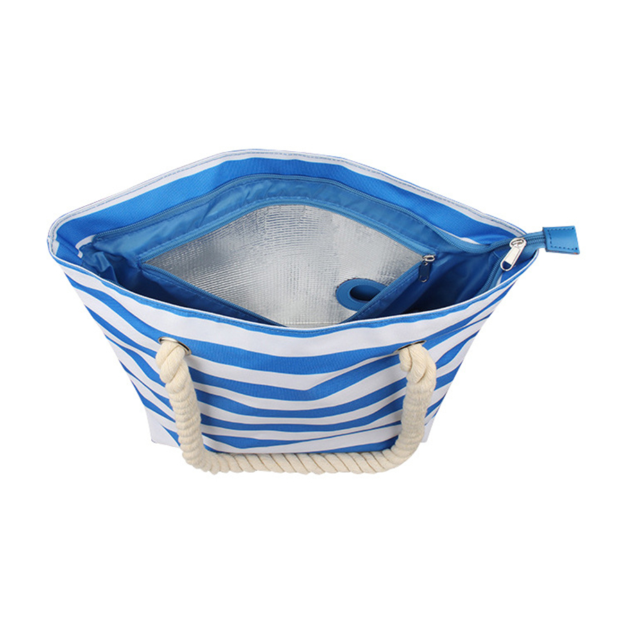 15L Portable Thermal Lunch Bag with Wine Pocket with Taps Durable Waterproof Cooler Ice Insulated Case Camping Beach Handbags