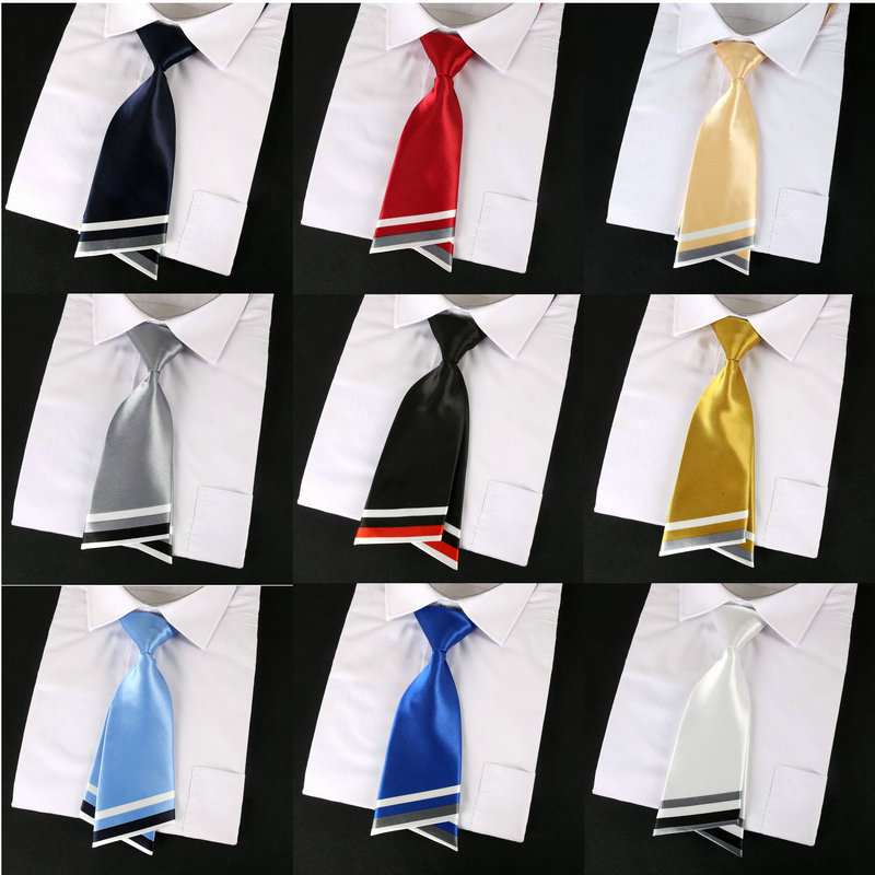 Vrouwen Lady Professionele Uniform Stropdassen Vrouwelijke Student Bank Hotel Personeel Rood Blauw Roze Strikjes Business Hals Dragen