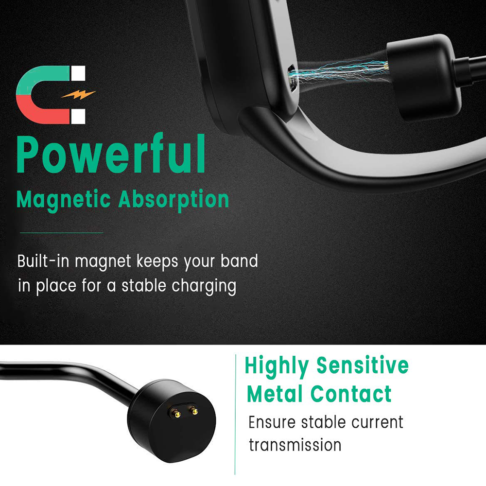 Magnetische Ladegeräte für Xiaomi Mi Band 7 6 5, USB Ladekabel für MiBand 4 3 2 Reinem Kupfer Ader Netzkabel Smartband Ladegerät.