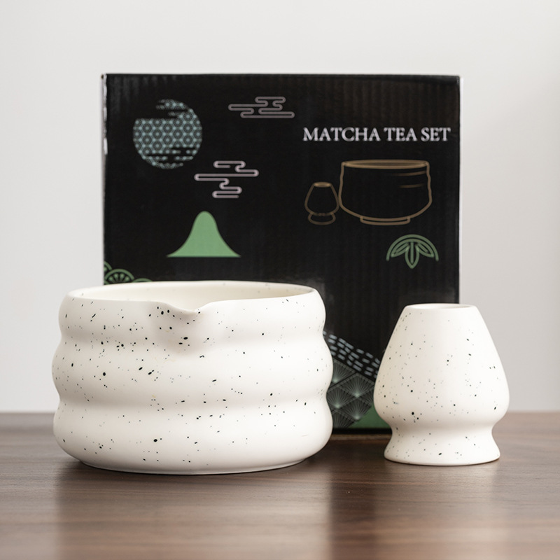 Batidor de té blanco Matcha, utensilios de té para ceremonia japonesa, herramienta de té Chasen de bambú, cepillo de té, exquisito Kit Matcha para juego de té, 1/2/4/6 Uds.: Morado
