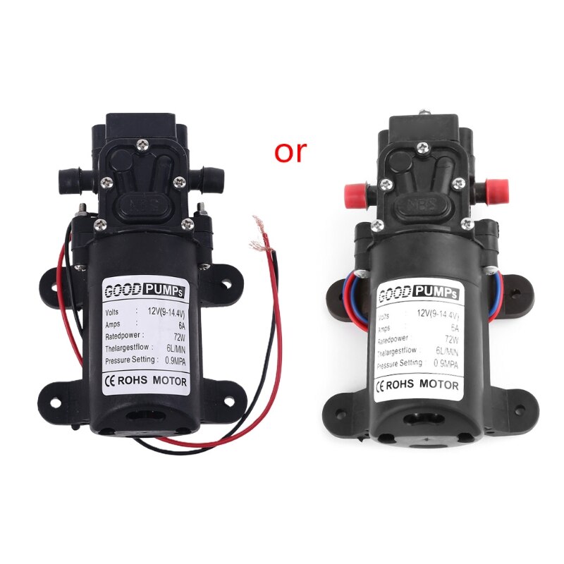 12V 72W High Pressure Micro Diaphragm Water Pump Automatic Switch Reflux Type
