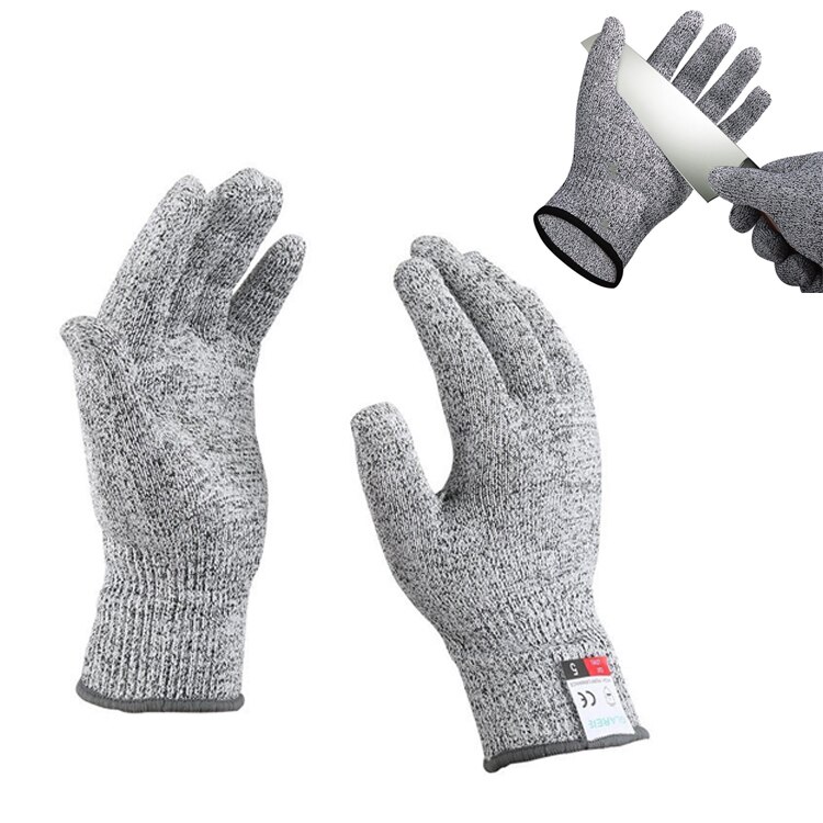 Tempdown grad 5 hppe anti-scratch anti cut proof handskar slakt träbearbetning kök trädgård fiske skär resistenta handskar  fg01