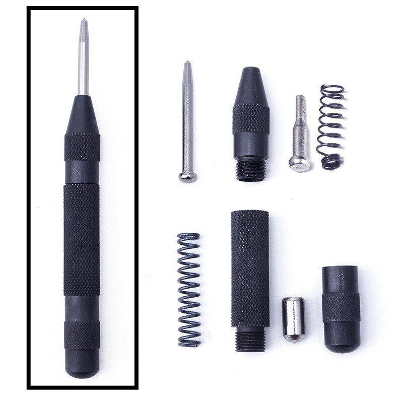 High-Grade Automatic Center Punch 130MM Locator High Hardness Punch Marking Starting Holes Tool Wood Press Dent Marker Tool