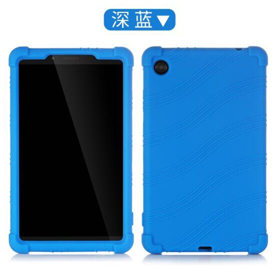 Étui en Silicone pour Lenovo Tab M7 7.0 pouces TB-7305F TB-7305X TB-7305i Tablette Souple Housse de Support Funda Coquille pour Les Enfants: Dark Blue