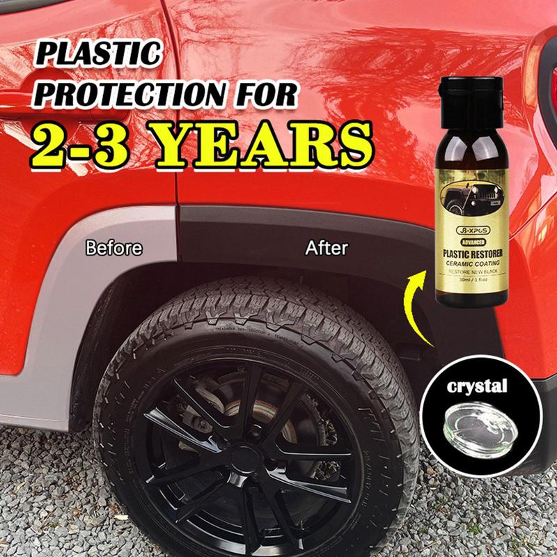 Keramikbeschichtung Trim Restore 30 ml Keramik Trim Coat Kit Quick Trim Restorer Keramikbeschichtung Autoteile Renovierungsmittel Bringen