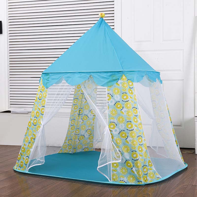 Tienda de campaña de juguete para niños, carpa de verano para juegos al aire libre, Castillo de princesa, Plegable, portátil