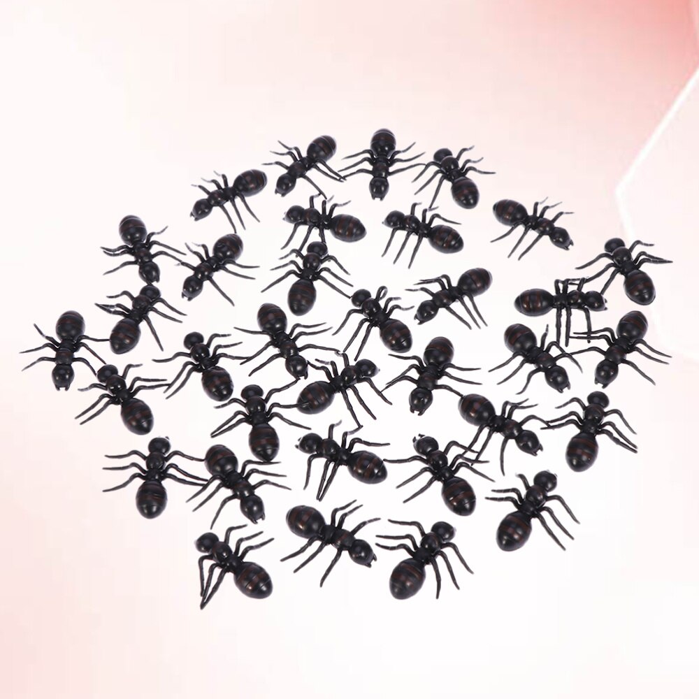 100 PCS Imitation Big Decoration Ant Party Trick Toys for Special Decoration