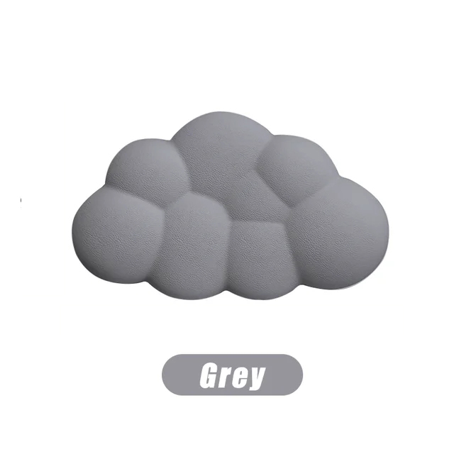Tastatur-Cloud-Handgelenkauflage mit Memory-Schaum-Handgelenkstütze/Kissen aus weichem Leder zum einfachen Tippen und zur Schmerzlinderung im Büro: Bean paste