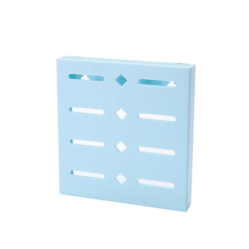 Desagüe de cocina Almacenamiento de cuchillos Adhesivo de pared contenedor organizador de cubiertos: Light Blue