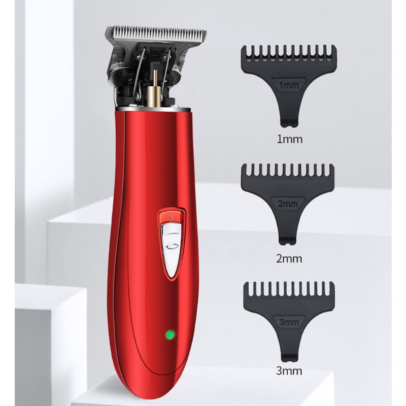 Hårklippere herre t-blade skægtrimmer barber plejesæt ledningsfri klipningsmaskine