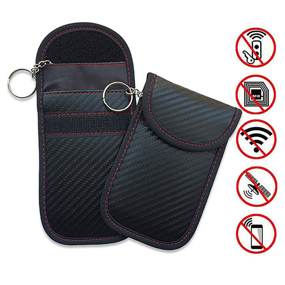 Low Price 1 PC Car Key Signal Blocker Faraday Bag Keyless Fob RFID Blocking Pouch Case
