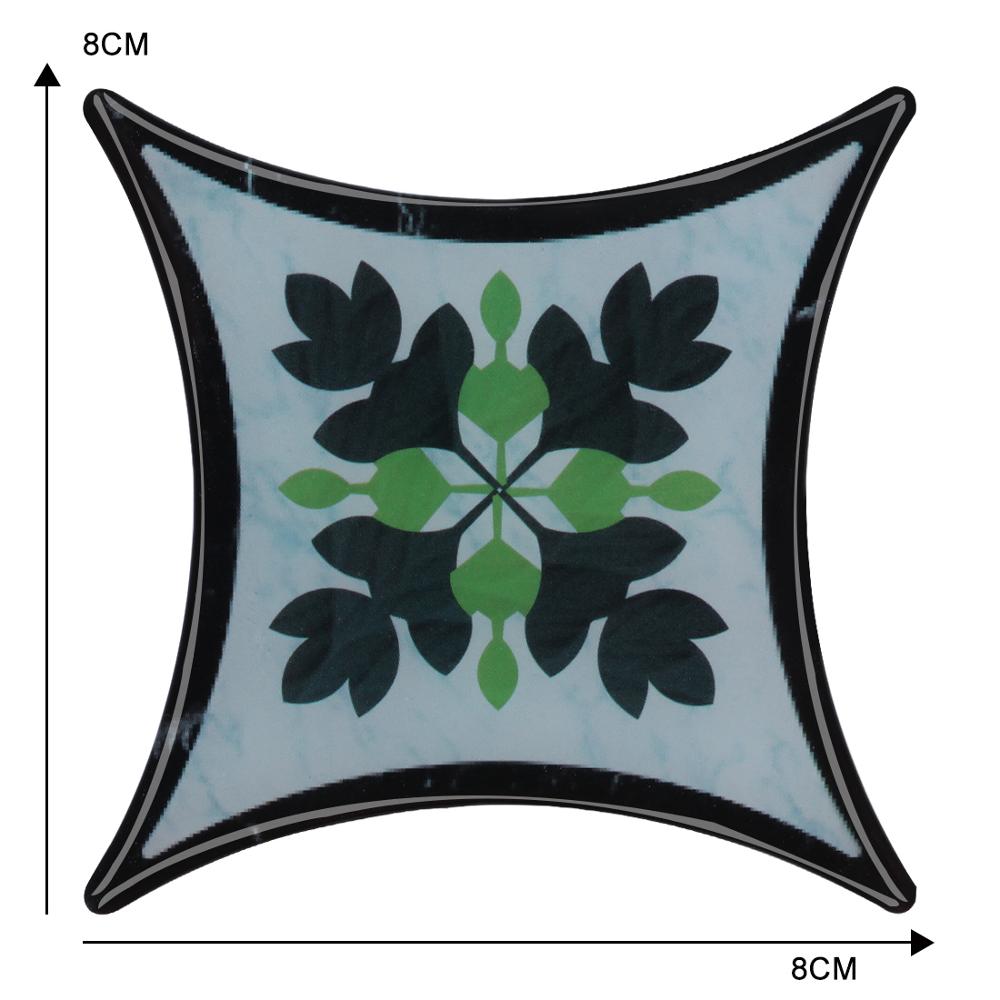 EasyTiles Floor Stickers Self Adhesive 3D Ceramic Decals Peel And Stick Wall Decor Sticker for Living Room Bathroom - 10 Sheets