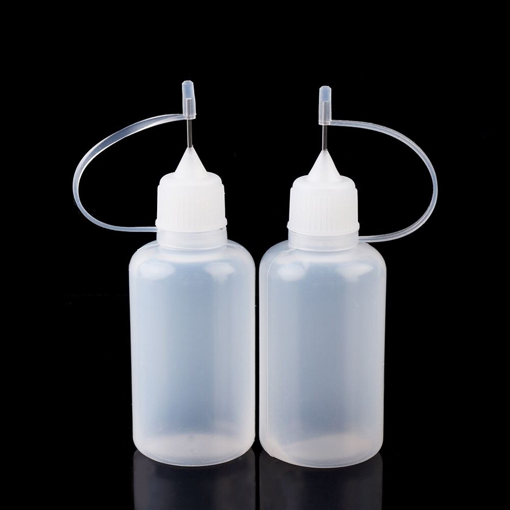 1Pcs 30ML Glue Applicator Plastic Reuse Needle Squeeze Bottle for Paper Quilling DIY Scrapbooking Paper Craft Tools