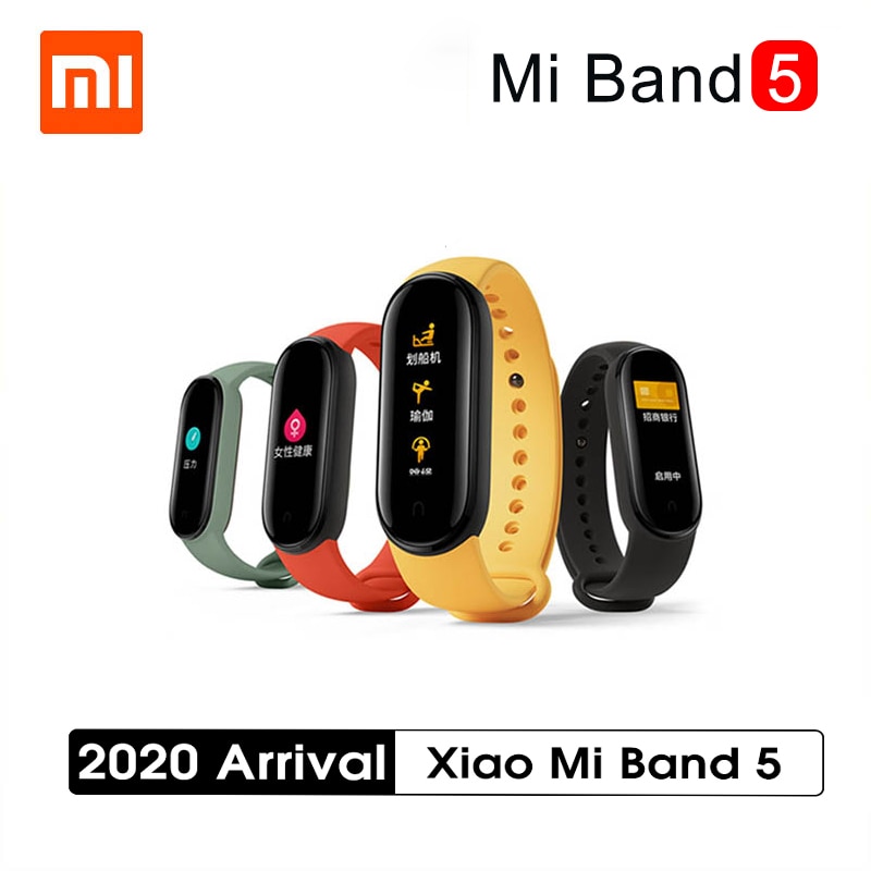 Newest Smart Watch Xiaomi Mi Band 5 Fitness Bracelet Miband 5 Remote Camera Function fitness Tracker Smart Band 5 Xiomi Watch 5