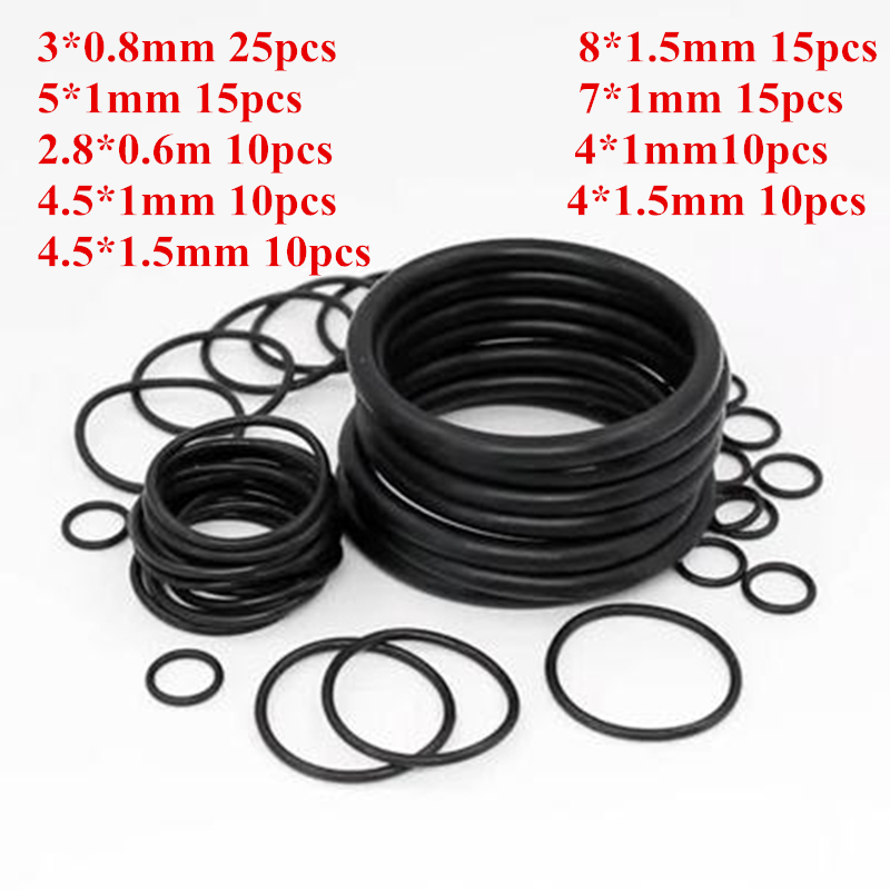 120 Stks/pak Anti Gaslek Afdichting Waterdicht Rubber O-Ring Pakking Diy Reparatie Vervanging Deel Voor Dupont &amp; Beroemde Aanstekers