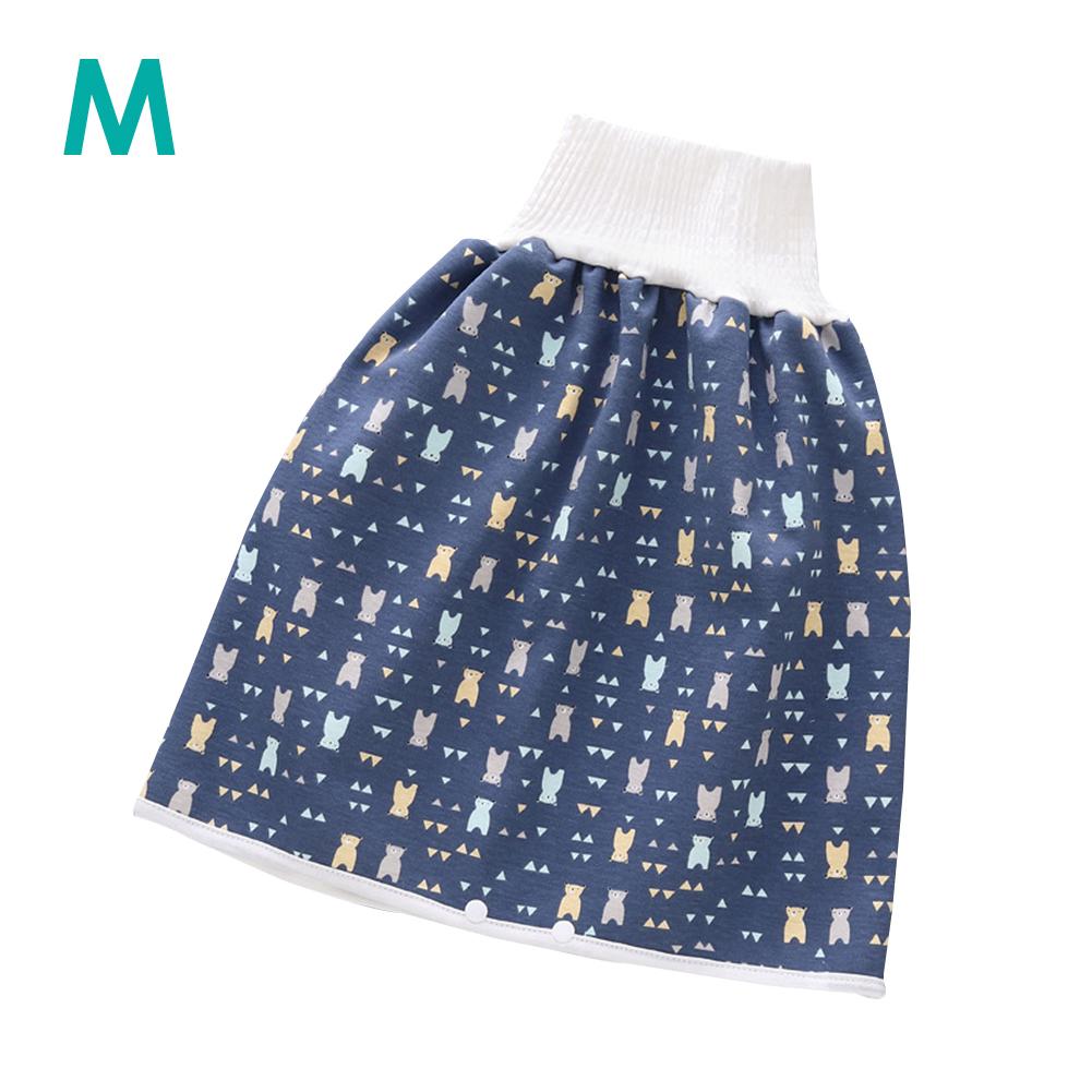 Baby Diaper Skirt Baby Waterproof Cloth Diaper Leak-proof Mattress Washable Cotton Children Urine-proof Bed Skirt Pants: D