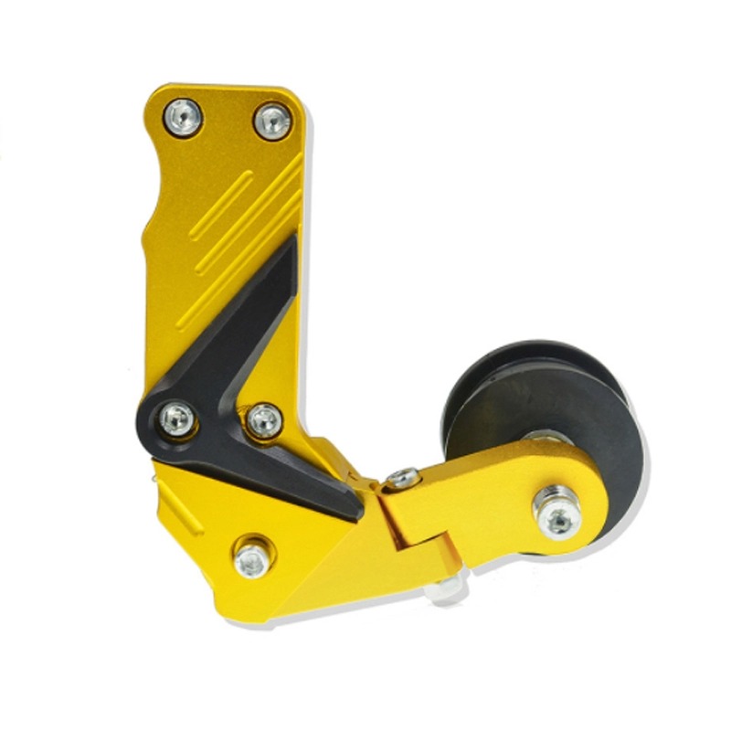Rodillo tensor de cadena de ajuste Universal de aluminio para YAMAHA XSR 700 YS 250 CYGNUS GT ZY125T YBR 125Z XJ6 DIVERSION F, ETC.: Gold