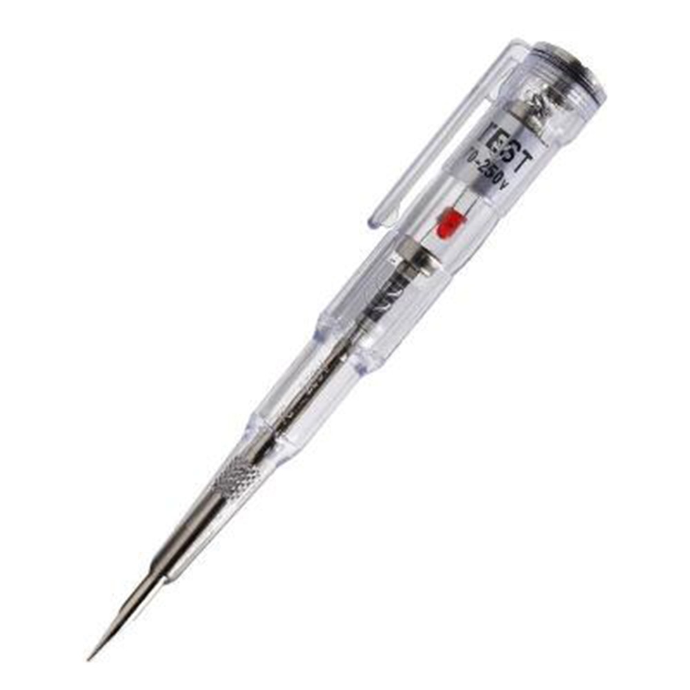 250V Waterdichte Voltage Tester Geïnduceerde Elektrische Pen Detector Schroevendraaier Probe Met Indicator Licht Voltage Tester Pen