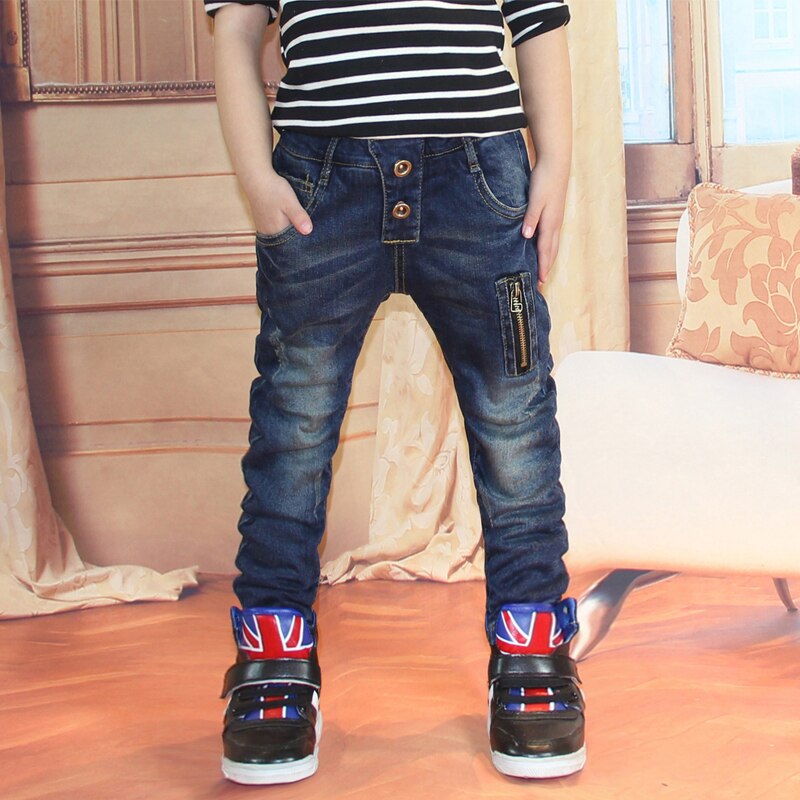 Vendita al dettaglio 2020 autunno inverno pantaloni in cotone ragazzi jeans bambini pantaloni alla moda alla moda pantaloni a matita roupas infantis menina leggings
