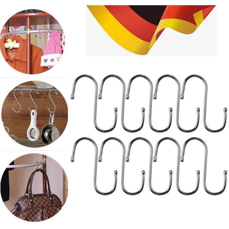 Rustproof Shower Curtain Rings Stainless Steel Heavy Duty Roller Double Glide Shower Hooks for Bathroom Kitchen Pot Pan Hanger