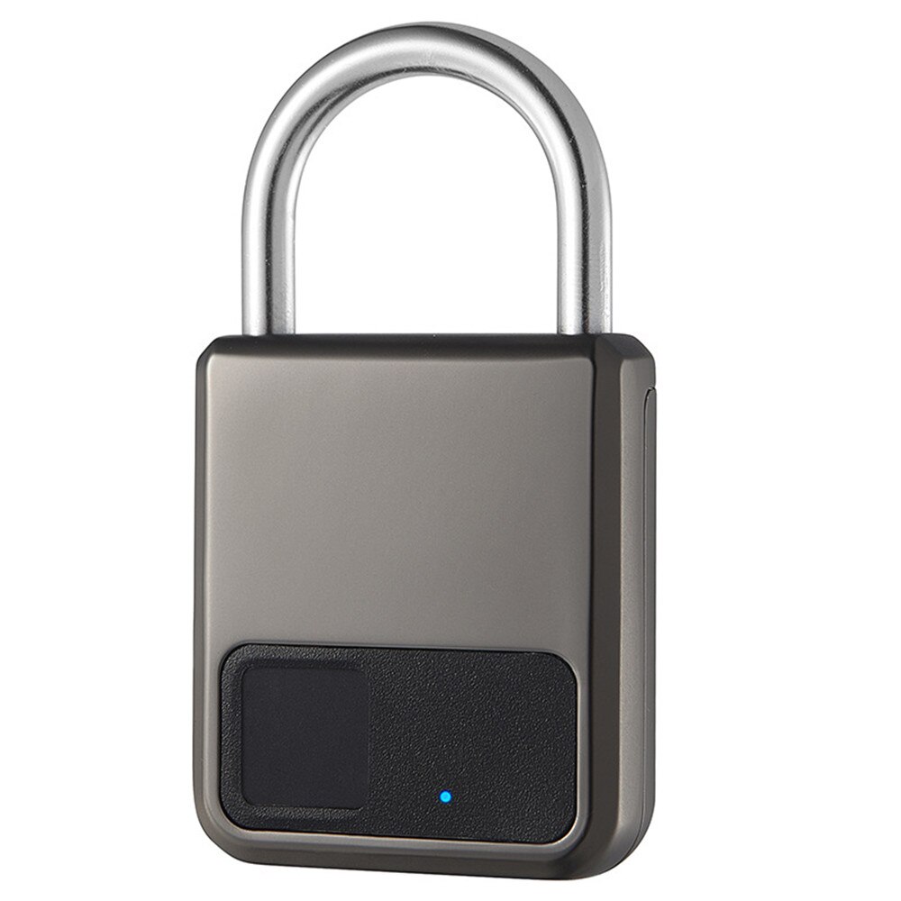 Keyless anti-theft fingerprint indentification padlock, portable electronic indoor outdoor cabinet luggage bag smart lock