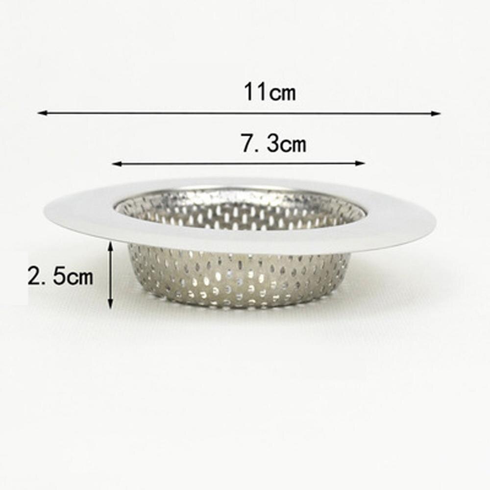 3-Pack Gootsteen Zeef Rvs Filter Zeef Home Badkamer Afvoer Haar Catcher Sink Zeef Tool #0623