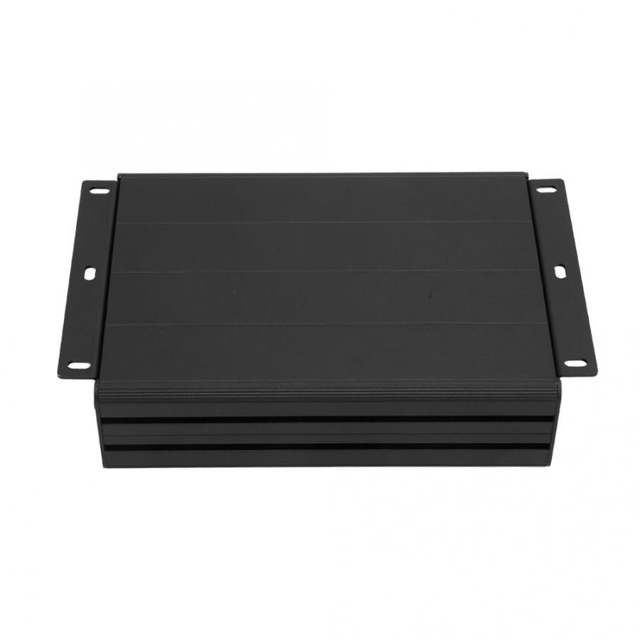 Extrusora de caja negra mate, carcasa de aleación de aluminio, carcasa GPS, 45x122x160mm