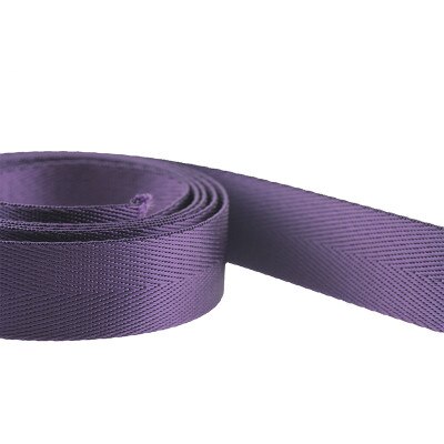 Streifen V bilden 5Meter 20mm Nylon Gurtband Bänder Hund Kragen Rucksack Tornister Gurt Gürtel Band Bindung DIY NäHenne zubehör: Violett