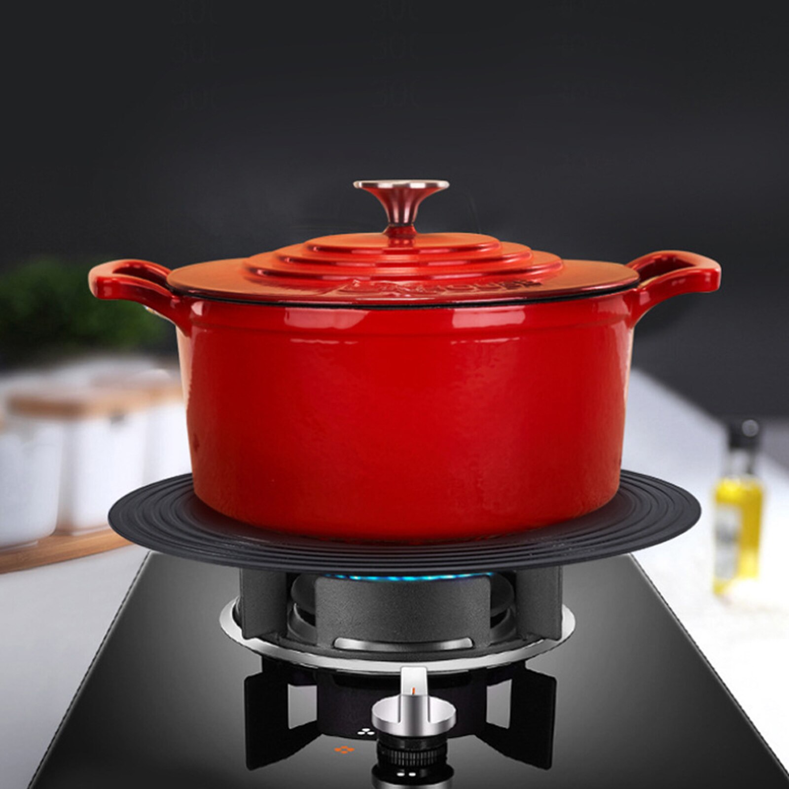 Kitchen Gas Stove Heat Conduction Plate Household Thaw Board Anti-Burning Kitchen Utensils Stove Heat Diffuser JS23