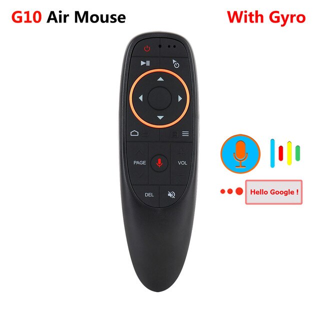 G30 G30S 2.4G Gyroscope sans fil Air souris 33 touches IR apprentissage voix télécommande pour X96 mini H96 MAX Android Box vs g50s g50: G10S