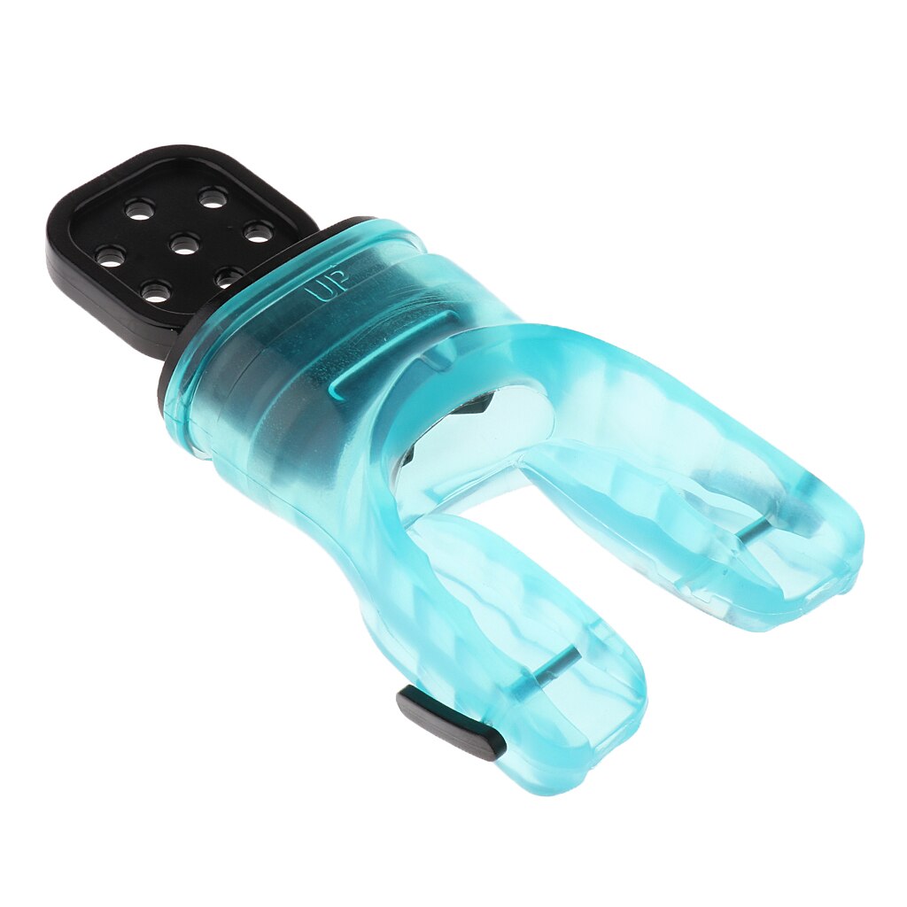 Valve de morsure en Silicone souple, confortable, régulateur de tuba de plongée sous-marine: green
