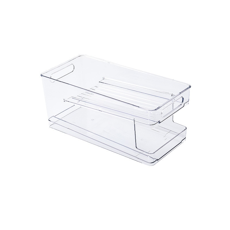 Cola Rack Fridge Beer Cola Refrigerator Storage Box Transparent Dou... – Grandado