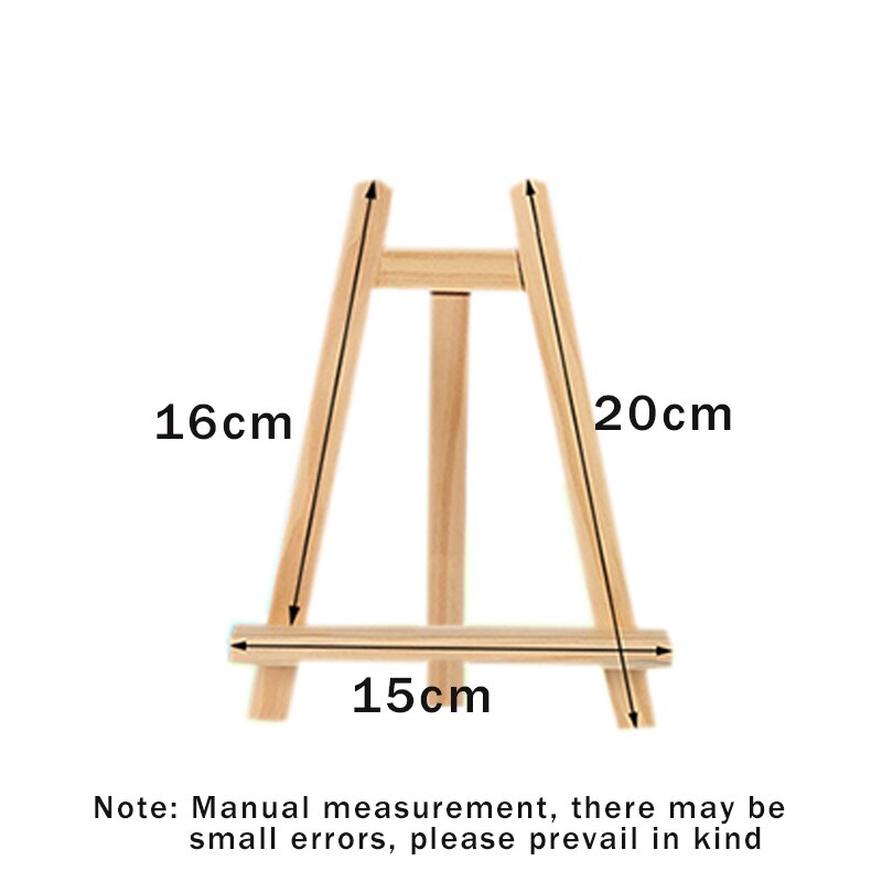 Desktop Painting/Sketch/Photo/Phone Easel/Stand/Frame Display Shelf/Holder Wood Adjustable Students Drawing Decoration Supplies: Trapezoid-small