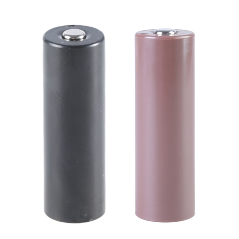 18650 bis 21700 Batterie-Adapter-Hülle, Schwarz. Konvertieren Sie Ihre Batterien für eine größehe Nutzung in Taschenlampen, Handy, Mobiltelefon Stromversorgung
