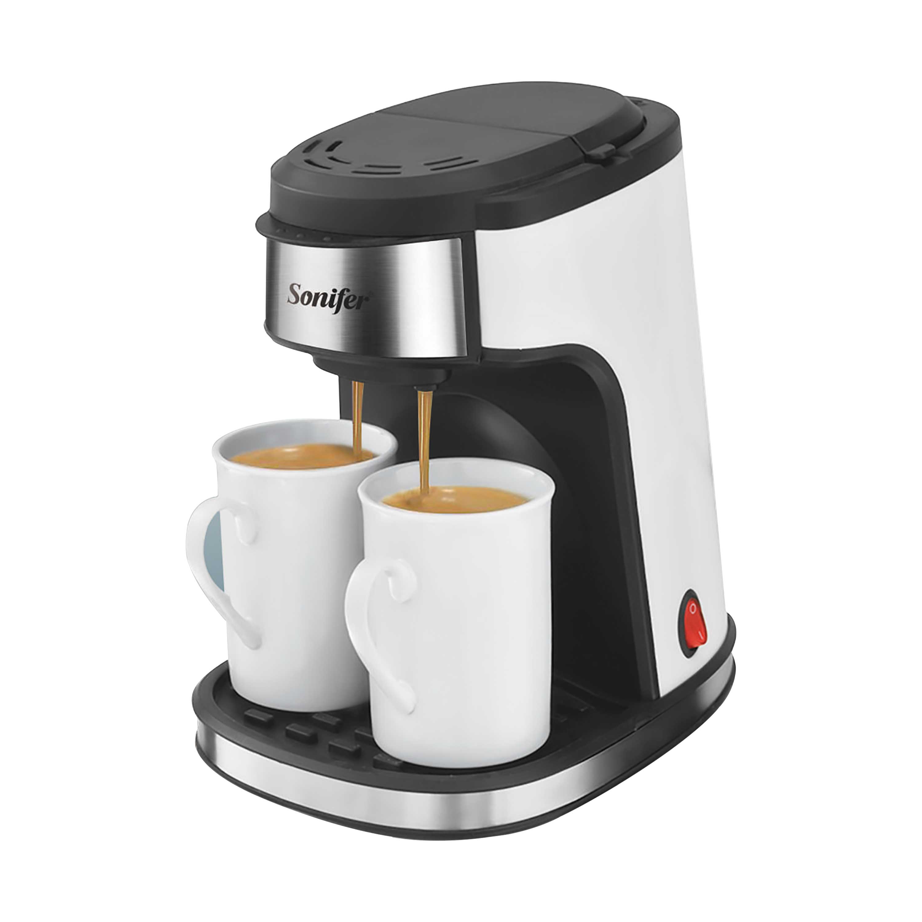 Sonifer – Machine à café domestique amovible et lavable, 220V, Machine à café goutte à goutte, pour le thé et le lait, pour: UK