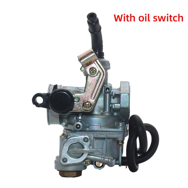 Håndchoke  pz19 19mm carb karburator til 70cc 90cc 110cc motorcykel pit dirt bike quad enduro off road go kart atv: Med olieafbryder