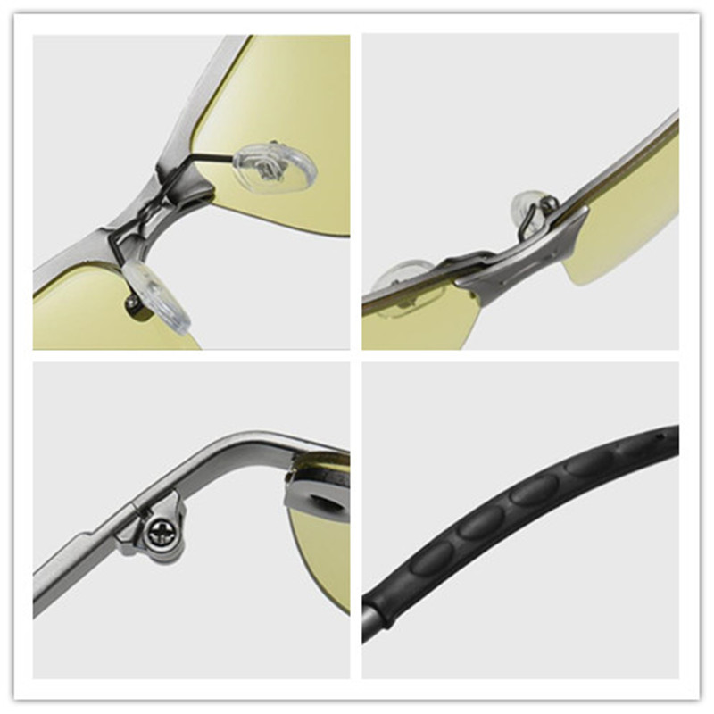 Gepolariseerde Meekleurende Outdoor Driver Zonnebril voor Mannen & Vrouwen, anti Glare UV400 Bescherming voor Day & Night Driving Zonnebril