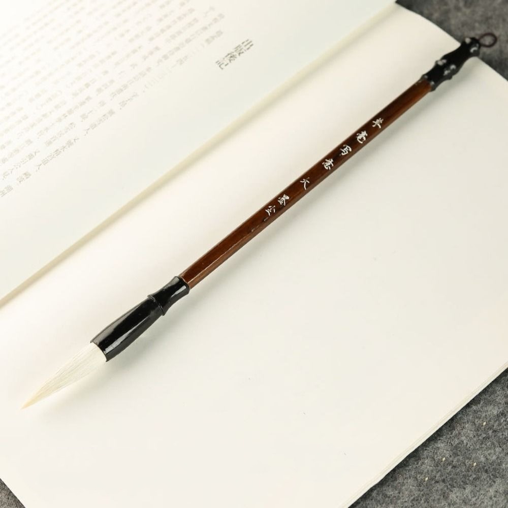 Pincel de caligrafía tradicional china, pintura al óleo, pelo de Lobo, escritura de escritura, madera, arte de alta gama, estudiante: Verde