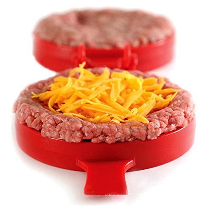 Burger tryk diystuffed hamburger grill bbq patty stufz maker saftigt populært køkkenredskaber børn snackpresse