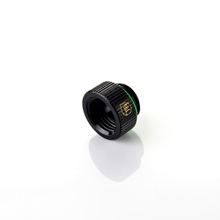 Bitspower touchaqua  g1/4 " 7.5mm hane till hona förlängningsbeslag, vattenkylningssats byggbeslag svart, silver, ta -f40: Svart