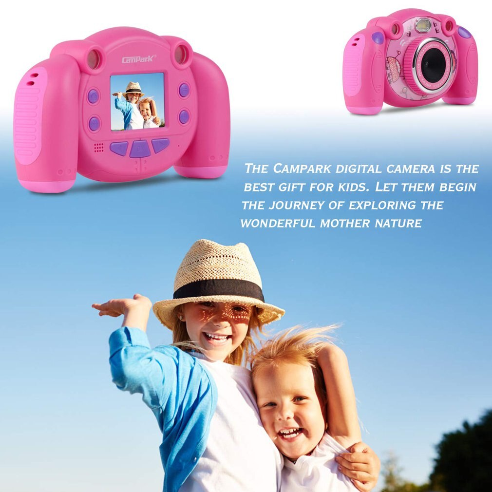 Child Camera HD Digital Camera 2 inch Cute Cartoon Camera Toys Children Birthday Child Toys Camera